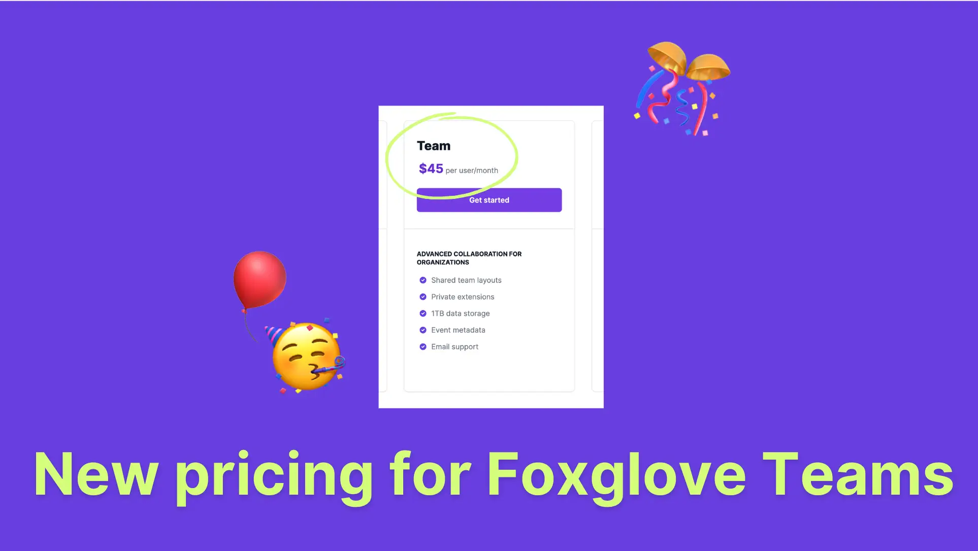 Reducing Storage Pricing for the Foxglove Team Plan