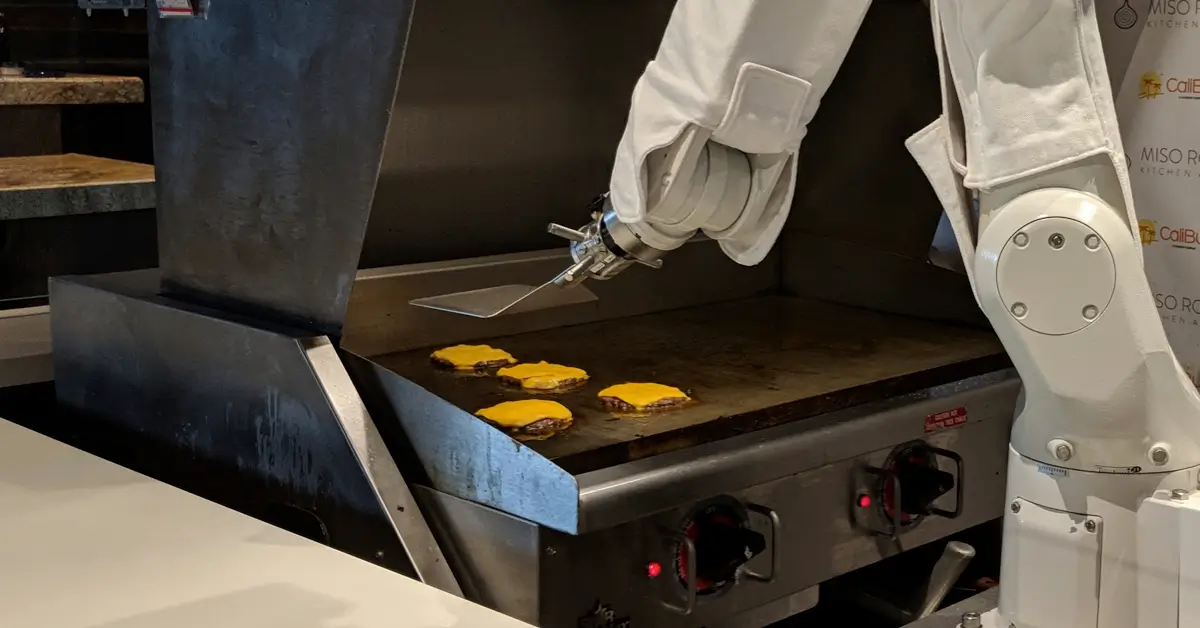 Miso Robotics' Flippy robot flips burgers
