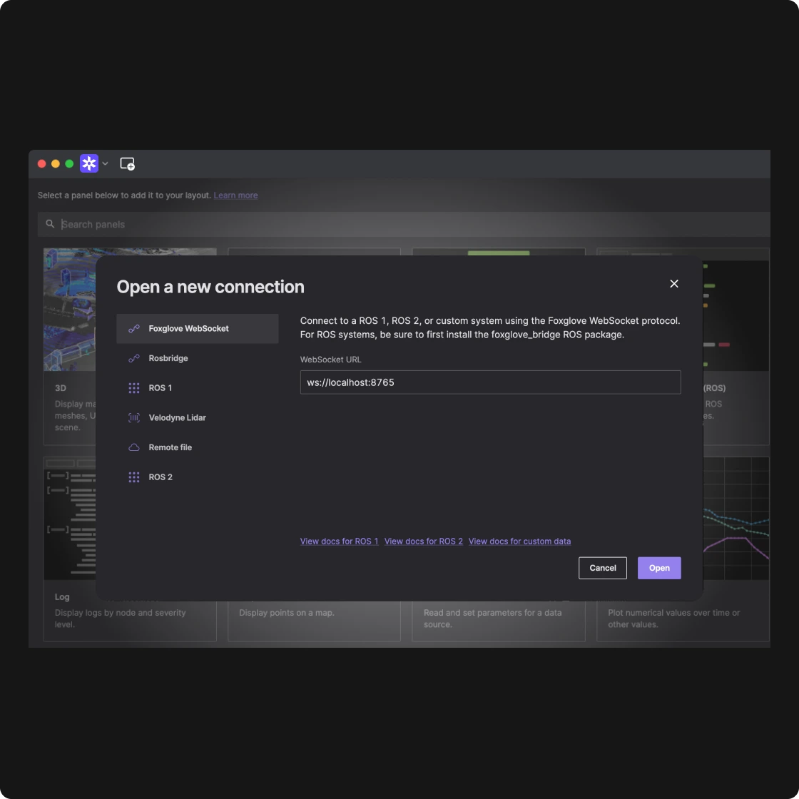 Connect to your live robots without the complications.