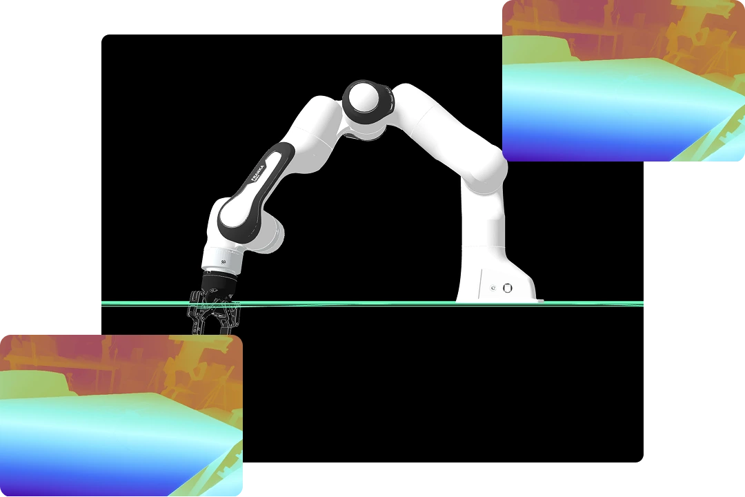 Robot arm motion analysis in Foxglove