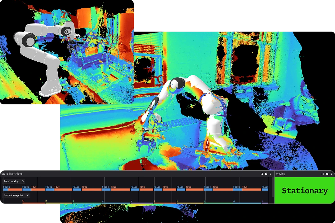Connecting to robot arm data in Foxglove