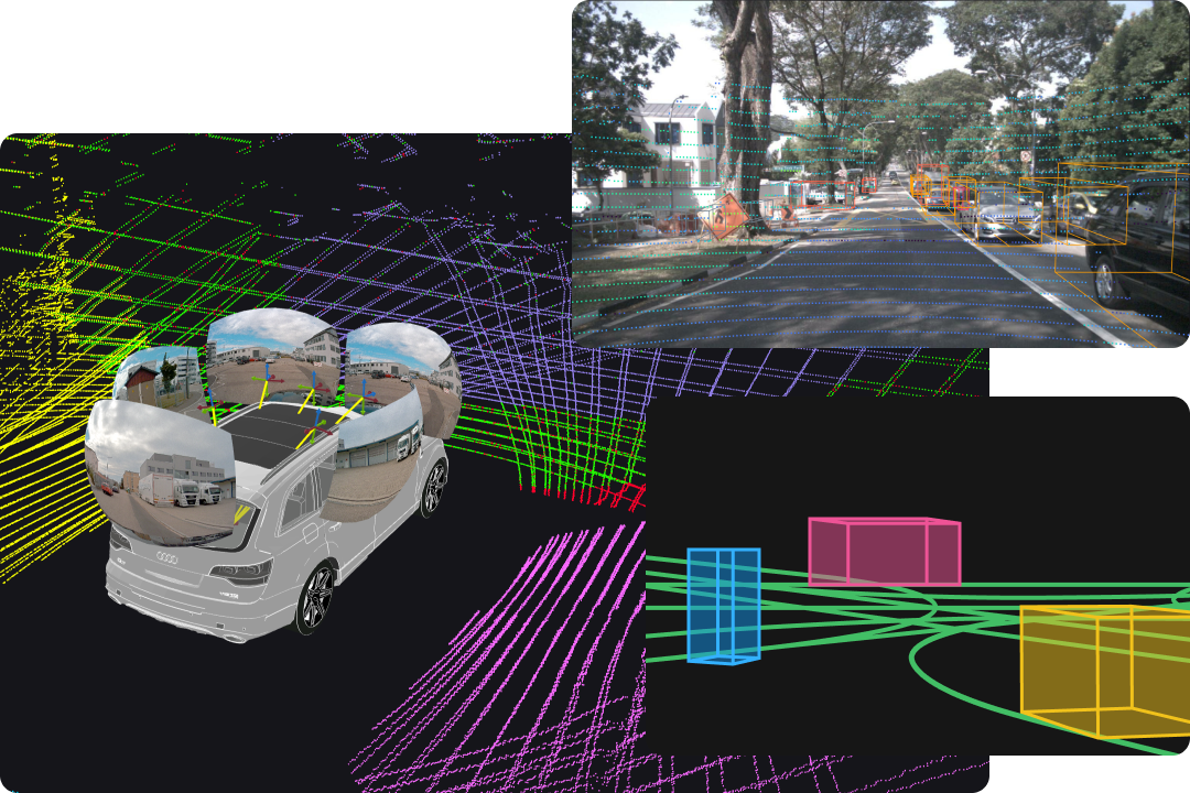 AV 3D scene visualization in Foxglove