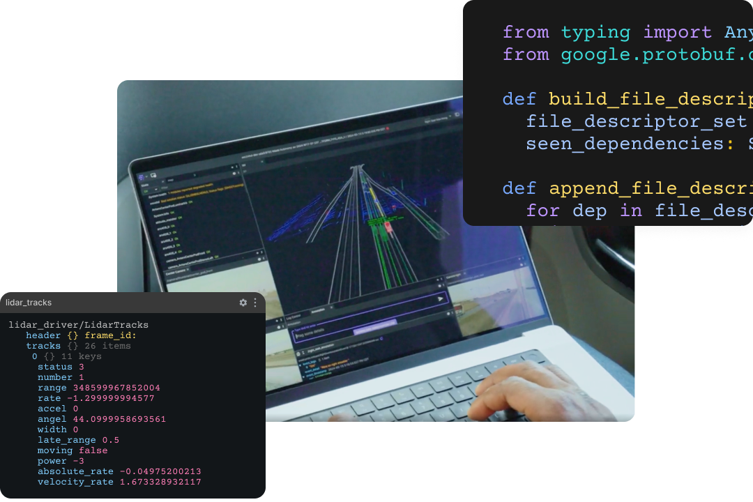AV behavior analysis in Foxglove